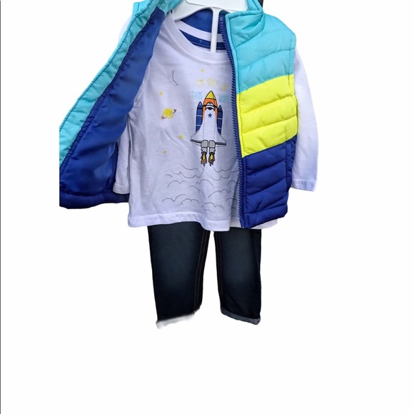 NWT Little Boy 3 piece outfit - Picture 3 of 15